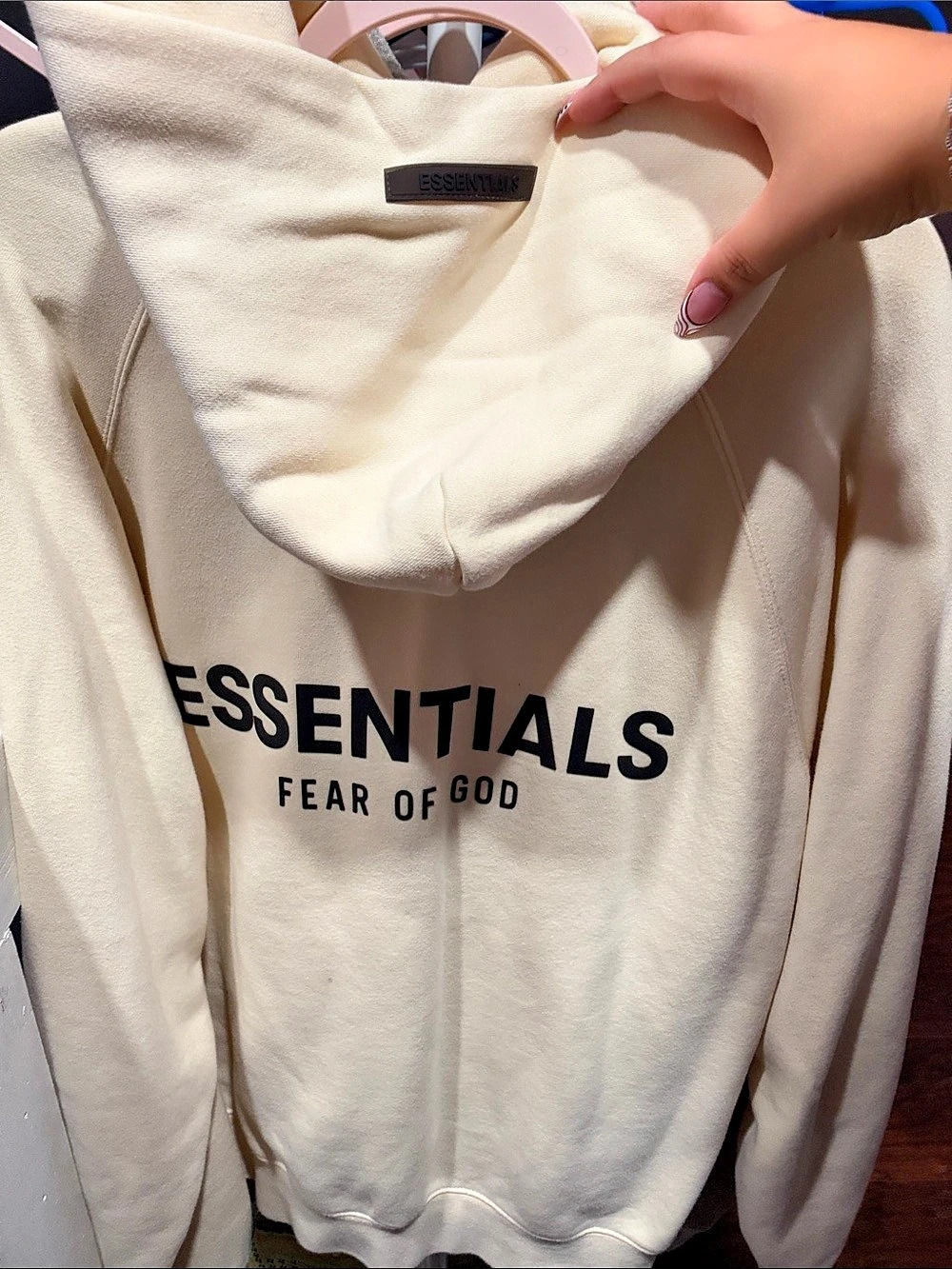 Fear of God Essentials Pull-Over Hoodie Buttercream